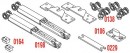 K-SISCO Silent quincaillerie porte intérieure avec amortisseur 40kg