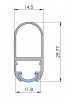 StrongLumio profilé LED Rail, 2000mm alu elox