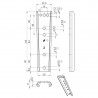 HETTICH 1.20.420.02.05 quincaillerie de liaison a loquet type 2