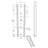 HETTICH ferrures de liaison loquet type 1
