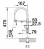 BLANCO 525792 Robinet Catris-S Flexo imitation Inox