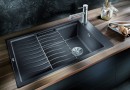 BLANCO 525883 évier Elon XL 6 S sans excentrique Silgranit PuraDur noir