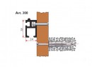 TERNO rail de guidage 300/AS pour lit elox 6m