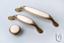 TULIP knop Margarita doré vieilli/porc beige