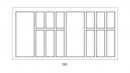 Classico Kristall softTouch buffet 922x474mm noir