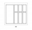 Buffet Classico 522x474mm blanc granuleux