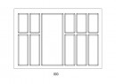 Buffet Classico 722x474mm blanc granuleux