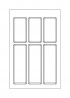 Buffet Classico Kristall softTouch 322x474mm noir