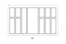 Buffet Classico Kristall softTouch 822x474mm noir