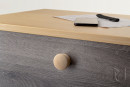 TULIP Bouton Jacek pin brut + vis