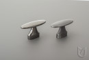 TULIP Bouton Graffito nickel foncé brillant
