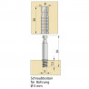 KNAPP Z5058 raccord cheville et tenon QUICK-SET 5mm