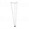 StrongLegs pied de table TS003 420mm blanc brillant
