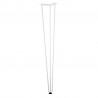 StrongLegs pied de table TS003 710mm blanc brillant