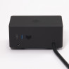 VersaQ HUB 1x 230V, 1x RJ45, USB A+C 5V, 1x HDMI, sans charge QI, noir, Schuko