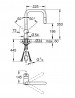 GROHE 32322DC2 Robinet Minta U-sortie douchette extractible supersteel