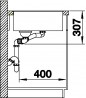 BLANCO 523489 Évier Axia III 6S-F InFino avec excentr.Silgranit PuraDur anthraci