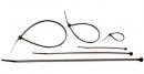 Ruban de serrage 3,6x370mm noir, pack 100 pcs