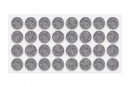 STRONG glissiere a coller feutre diametre 25mm gris