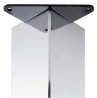 STRONG Pied de table 710/80x80mm chrom