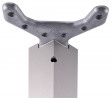 StrongLegs pied de table TA001 1100R/60x60mm imitation inox