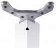 StrongLegs pied de table TA001 710R/80x80mm alu anodisé