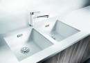BLANCO 523426 Évier Subline 400-U InFino man Silgranit PuraDur blanc