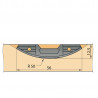 KNAPP K058 raccord contact FAST plastique (1 paires)