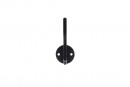 TULIP porte-manteau Rapallo noir mat + vis