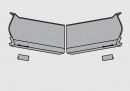 BLUM 20F8020 caches HF sans SD blanc SWIG