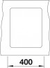 BLANCO 523417 Évier Subline 320-F Silgranit InFino manuel gris skála