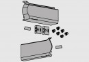 BLUM 21F8020 caches HF pour SD gris foncé TGIG