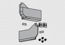 BLUM 21L8020 caches HL pour SD gris foncé TGIG