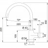 FRANKE Robinet FC 6018.082 Lina Sahara