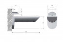 IF Support de tablette Kaiman inox