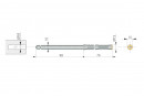 IF support d'étagere invisible 10x98mm brun