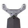 StrongLegs pied de table TA001 820R/60x60mm noir mat