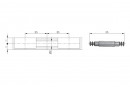 IF Tige double face Spiral lock 2x35mm