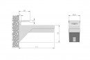 IF Support de tablette Kalabrone inox
