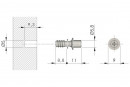IF Trn Flipper EURO o5mm L8,8mm zinc blanc