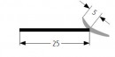 Profil MINI joint d'étanchéité - transparent. L09/tr 4,2 m