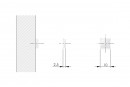 IF amortisseur de porte autocollant 10x10x2,5mm (55pcs)