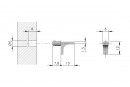IF support de tablette K-Line 5mm zinc