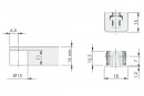IF-Flipper support de tablette min. 14mm transparent (100 pcs)