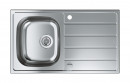 GROHE 31552SD1 évier K200 45-S 860 x 500mm acier inox brossé