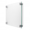 STRONG support de verre 40mm imitation inox