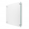 STRONG support de verre 12mm imitation inox