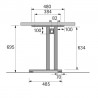 HETTICH 9280583 pied de liaison C aluminium fini? HETTICH 9280583 pied de liaison C aluminium fini?