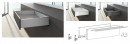 HETTICH 9255257 AvanTech You jeu de côtés 139/450 argenté
