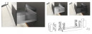 HETTICH AvanTech You ensemble supports pour matériel indiv. 187/650 argent